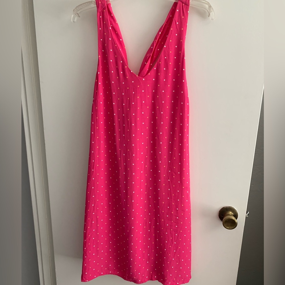 Loft pink size medium summer dress